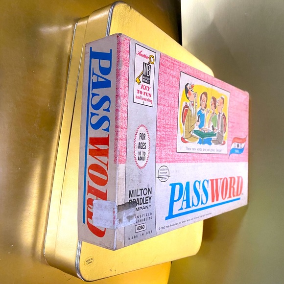 MILTON BRADLEY VINTAGE 1963 PASSWORD VOLUME 3 GAME #4260 FUN COLLECTABLE GAME - Picture 10 of 13